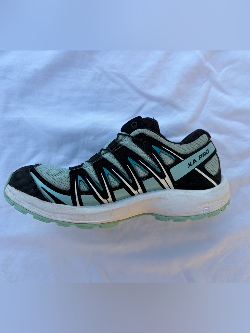 Salomon XA Pro 3D CSWP J kids' waterproof outdoor hiking shoes Sz 2 Great Cond!